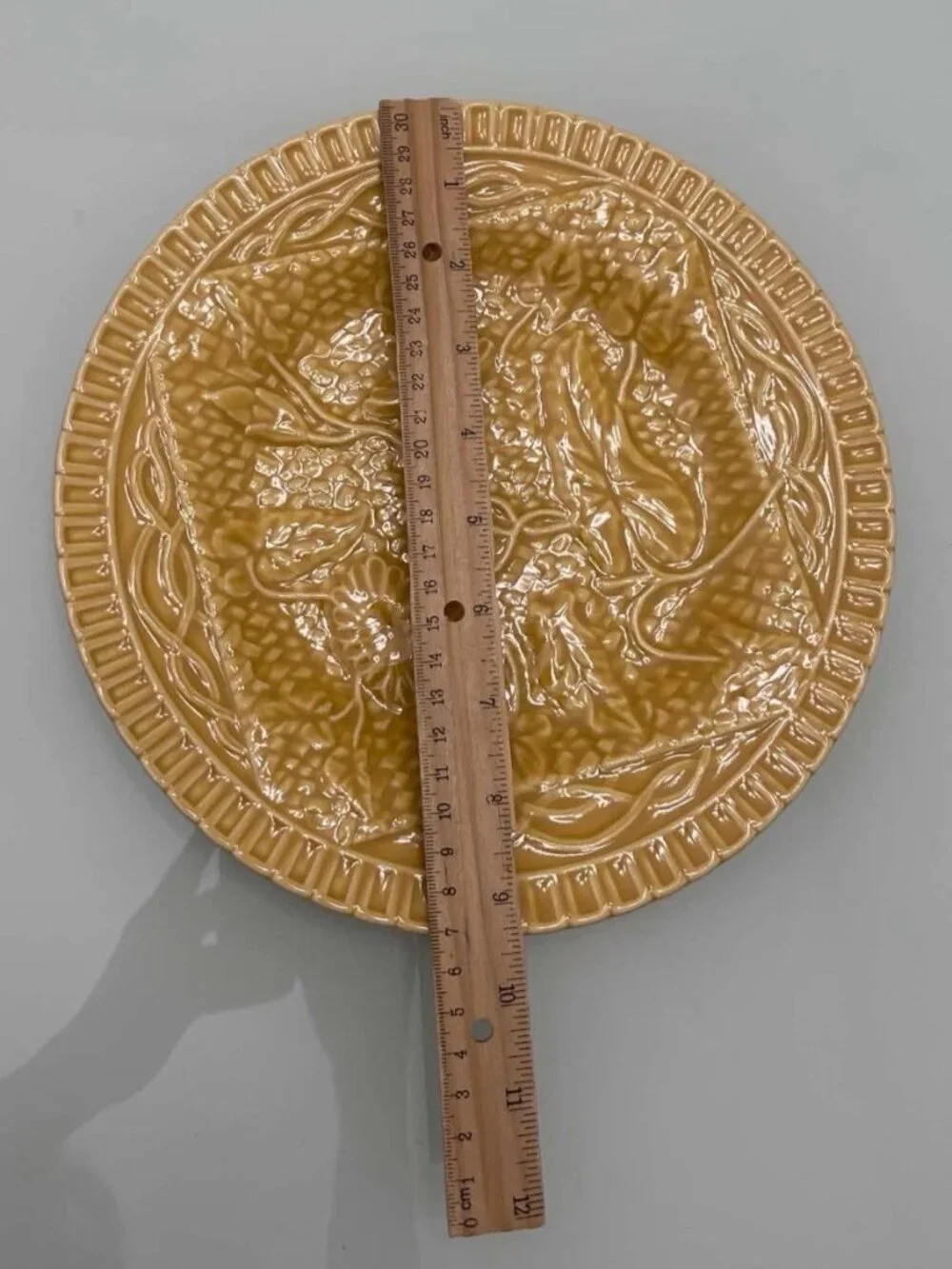 NOS 2x Jay Willfred x Andrea Sadek Bordallo PinheiroPortugal Yellow Dinner Plate
